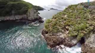 Cocos Island  'Mountain of sharks' Luftaufnahmen