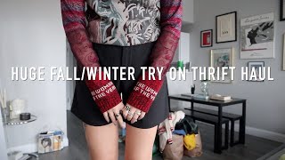 HUGE WINTER TRY ON THRIFT HAUL!