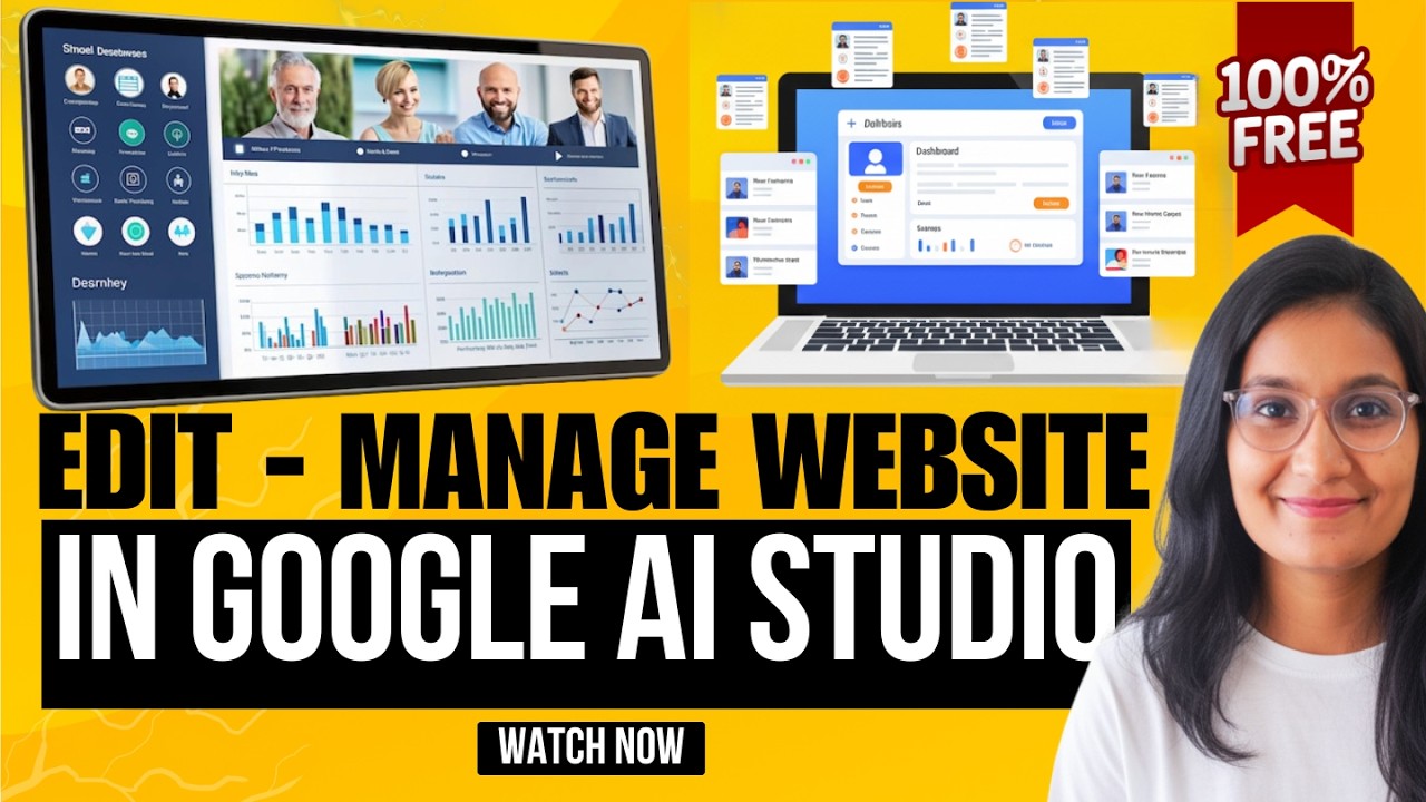 Edit Website After Deployment in Google AI Studio (100% Free, No Code ...