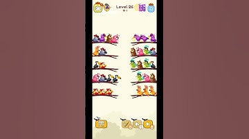 Bird Sort Challenge! 🐦 | Level 26 Gameplay | Fun Game Short