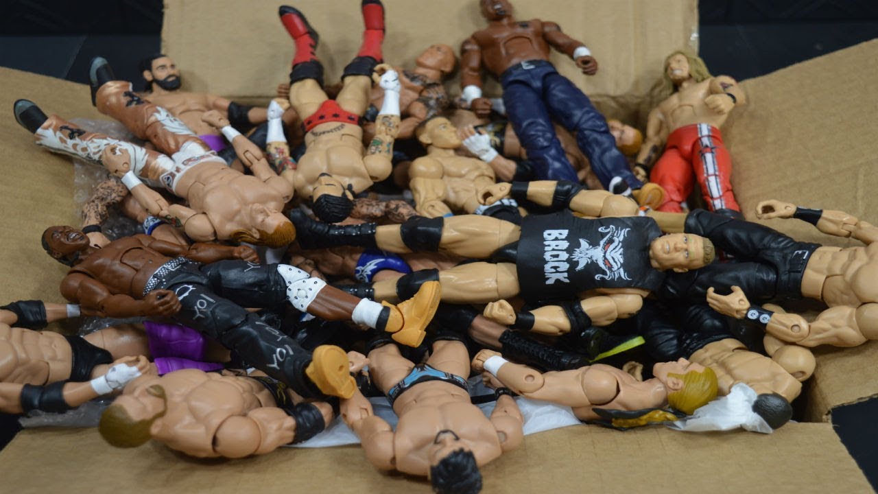 WHATS IN THE BOX!? HUGE HAUL OF WWE FIGURES +RARE ELITES!