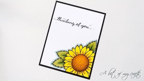 Using Spectrum Noir Markers to Add Texture - CAS Card with Create a Smile Stamps