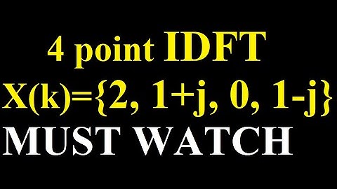 4 point IDFT (Example 1)