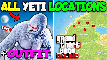 ALL YETI CLUE Locations in GTA 5 Online! (Yeti Hunt Collectibles)