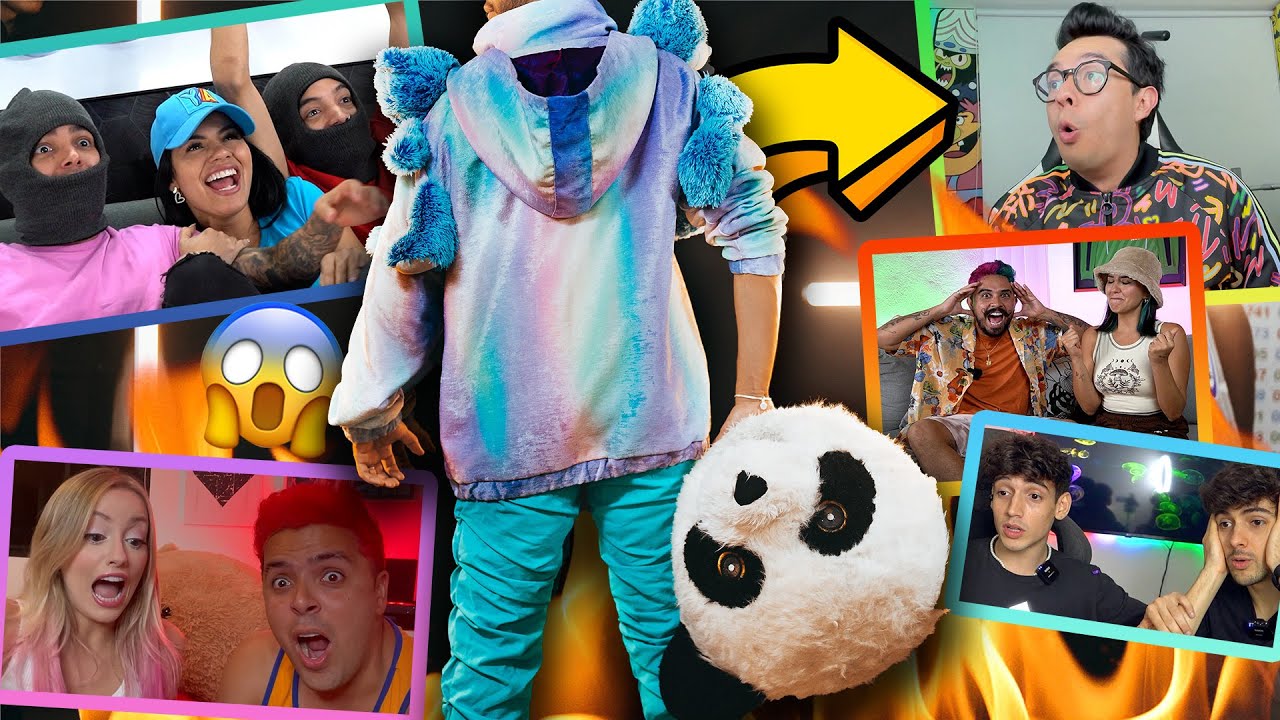 PANDA MUESTRA SU CARA Y ASÍ REACCIONAN YOUTUBERS ROAST YOURSELF !!