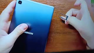 Samsung Galaxy Tab A7 lite LTe SM-T255 Unboxing & Incoming call(one UI core 5.1, 
