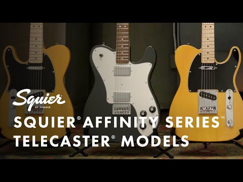 Exploring The Squier Affinity Series Telecaster Models | Fender