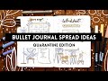 5 Quarantine Bullet Journal Spreads! | Bullet Journal Ideas For a Spicy Shelter in Place