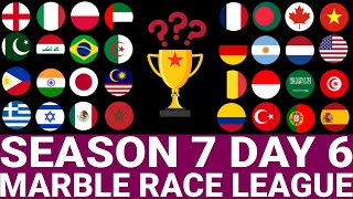 Marble Race League Season 7 DAY 6 Marble Race in Algodoo
