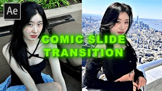 COMIC SLIDE TRANSITION | After Effects Tutorial