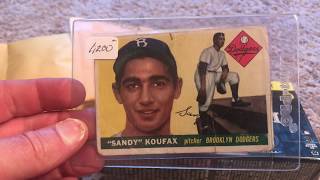 1955 Sandy Koufax / Card Show Follow Up/ Mail Call