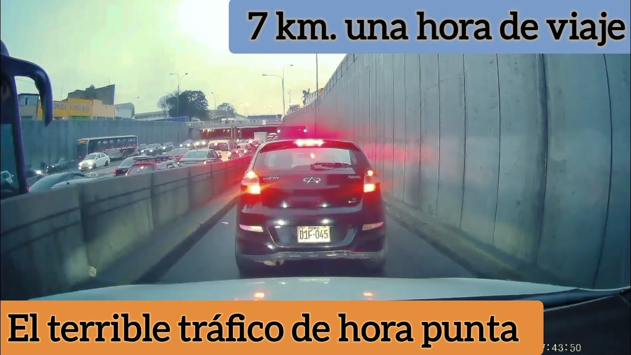 TRÁFICO INTENSO de hora punta