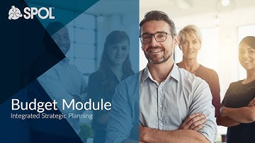 Budget Module - Integrated Strategic Planning