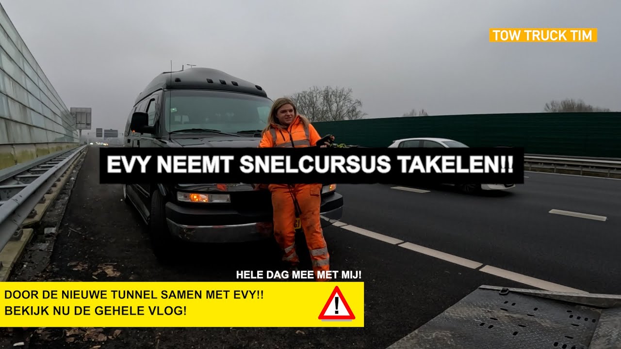🚨 Eerste beelden van de BlankenBurgTunnel!! Evy helpt een handje mee!!