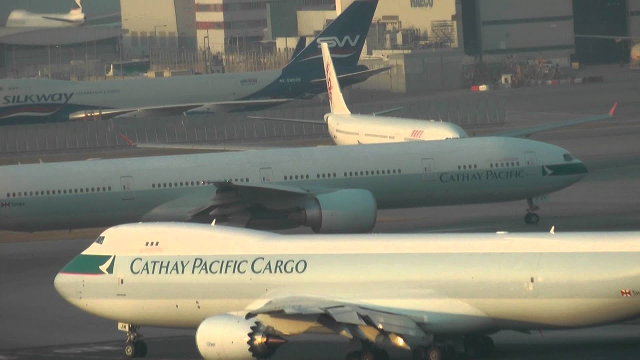 Air Traffic Control Communications Hong Kong Airport VHHH part 10 airbus a220