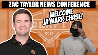 Bengals Coach Zac Taylor News Conference | Ja'Marr Chase Reunites with Joe Burrow!