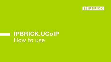 How to use IPBRICK.UCoIP