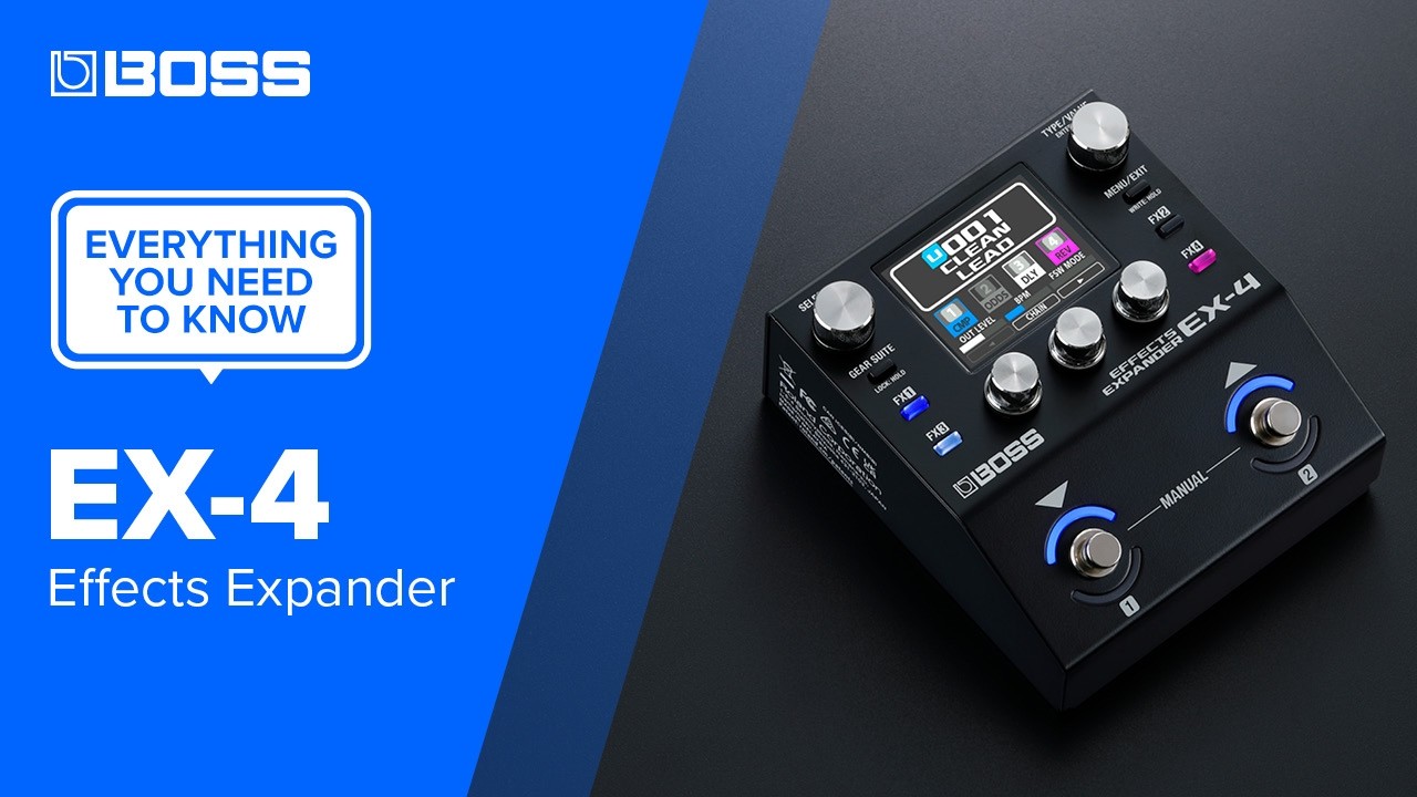BOSS EX-4 Effects Expanderは何ができる？ペダルボードにあと一歩足り