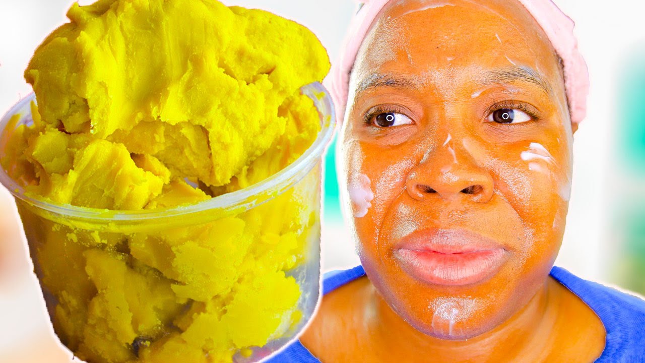 I USED YELLOW SHEA BUTTER ON MY FACE EVERYDAY 😱