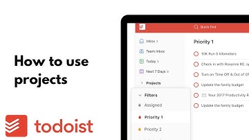 Todoist: How To Use Projects Tutorial 2023