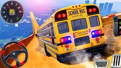 Impossible Bus Stunt Racing 2024 - Mega Ramp Driving Simulator 3D - Android Gameplay