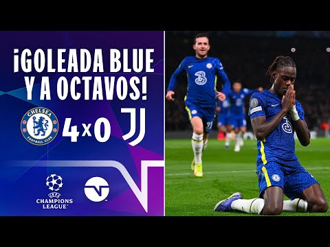 ¡EL CAMPEÓN ESTÁ EN OCTAVOS! I RESUMEN: CHELSEA 4-0 JUVENTUS I UEFA CHAMPIONS LEAGUE