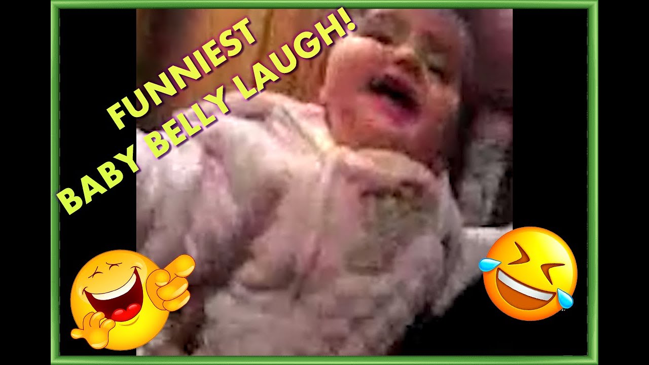 THE FUNNIEST BABY BELLY LAUGH EVER!!! CAN'T STOP LAUGHING!!! YouTube