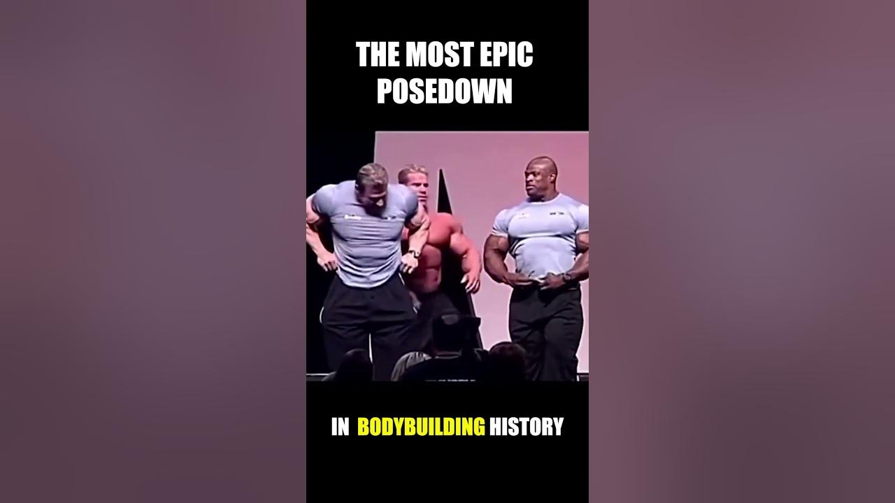 Bodybuilder Pose Down Ronnie Coleman , Jay Cutler, Markus Rühl shorts YouTube