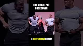 Bodybuilder Pose Down Ronnie Coleman , Jay Cutler, Günter Schlierkamp