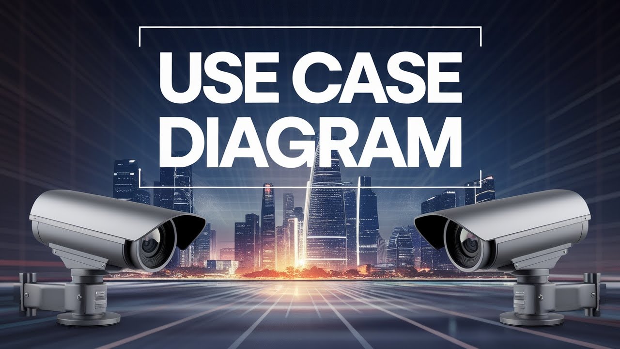 Use Case Diagram Include & Extend Relationship - Surveillance System ...