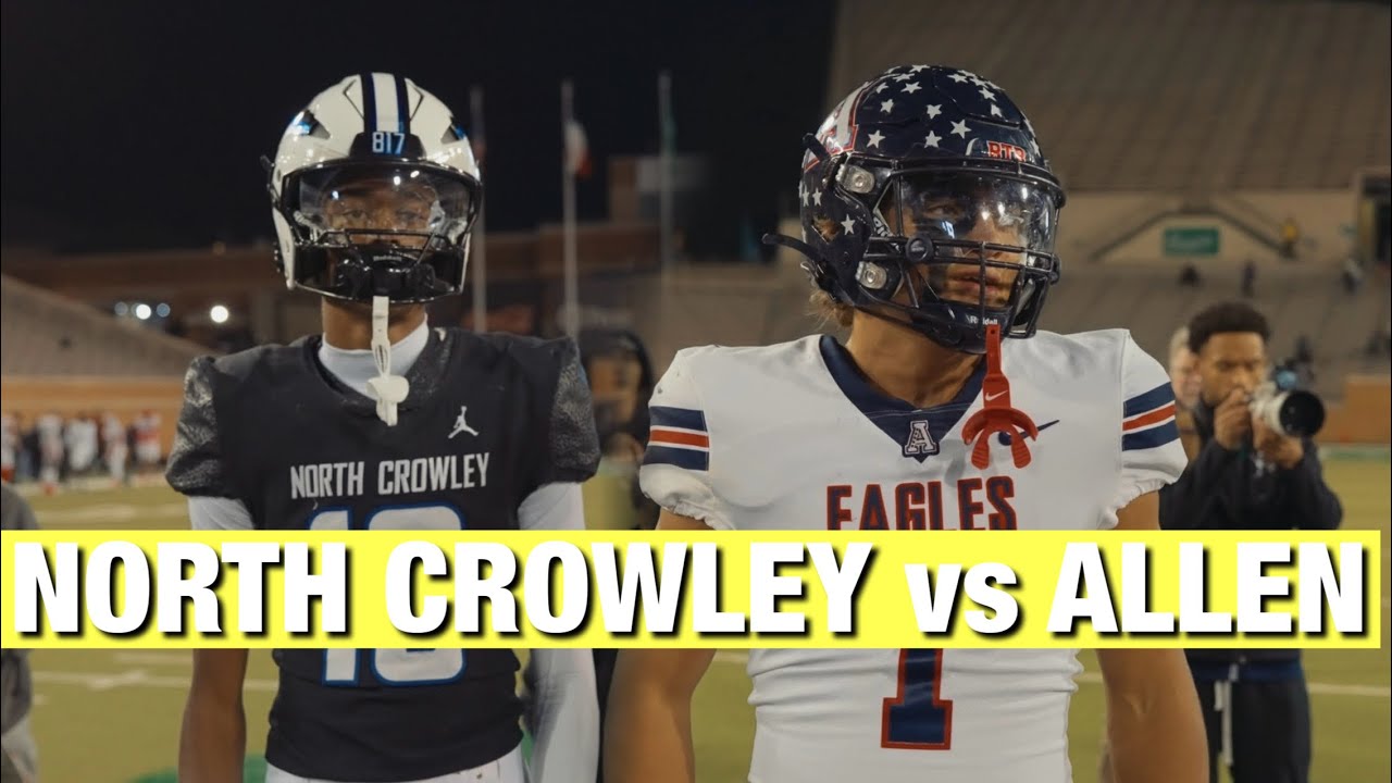 TXHSFB ROUND 4 #2 ALLEN vs #5 NORTH CROWLEY||MUST SEE👀|| #viralvideo 