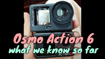 DJI Osmo Action 6 Leak - Variable Lens, New Sensor, and A Whole New Look!
