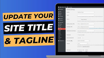 How to Change Site Title and Tagline in WordPress in 1 Minute