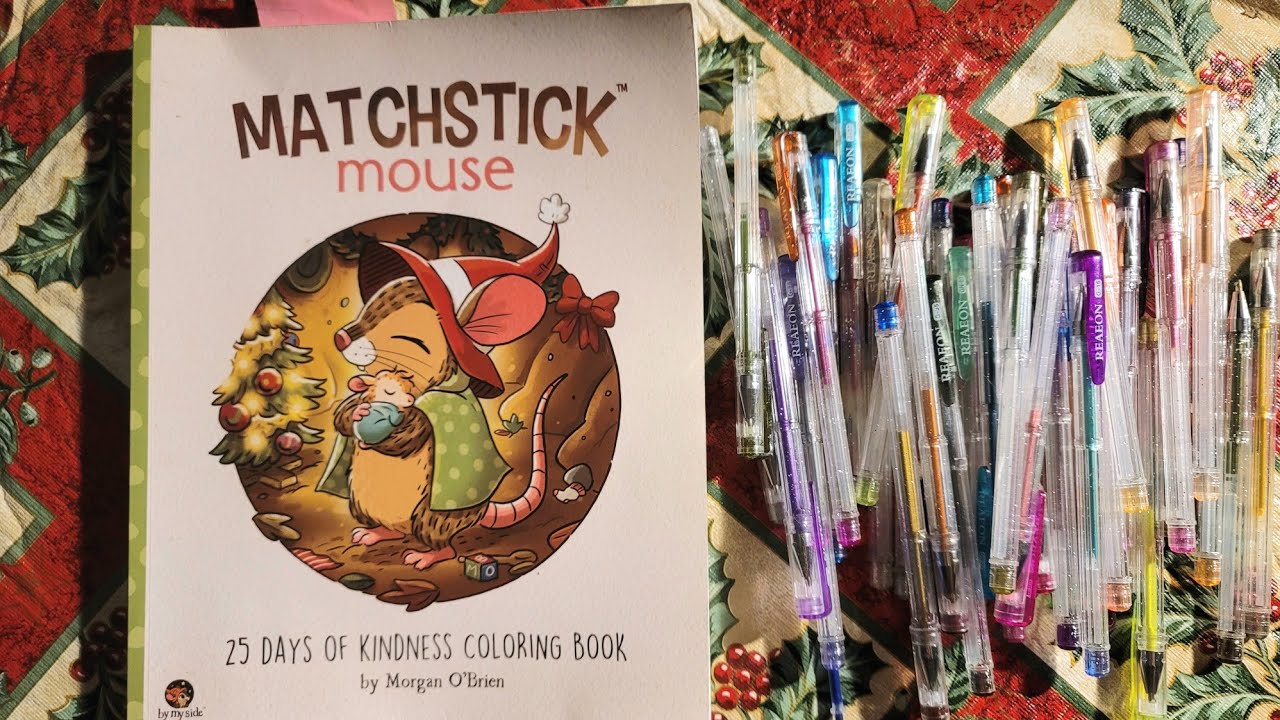 Coloring Chat In Matchstick Mouse 20 Days Of Kindness Morgan O Brien Book