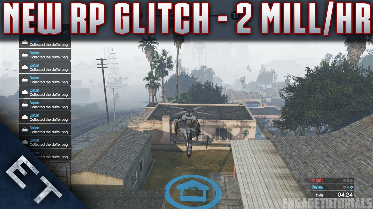 GTA V Online Glitches UNLIMITED RP GLITCH 2 MILLION RP PER HOUR