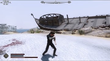 SkyrimSE SKYSA Kiryu animation