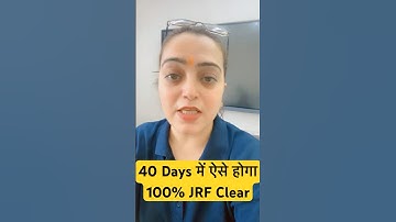 How To Clear UGC NET JRF In 40 Days | UGC JRF Preparation | Dr Heena #shorts #ugcnettestbook #jrf