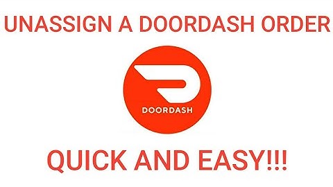 Unassign A Doordash Order Fast!Quick and Easy #doordash #sidehustle #sidegig #declinenow