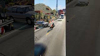 Realistic Highway Car Crashes #315