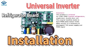 How To Install Universal Inverter Refrigerator PCB Board InverterF2000?#universal #ympcb #F2000