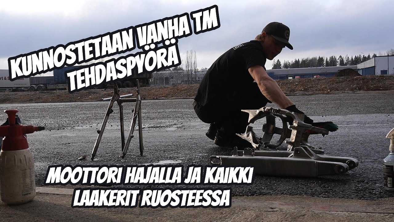 OSTIN UUDEN ENDURO PYÖRÄN (MOOTTORI HAJALLA) | ALOITETAAN KUNNOSTUS