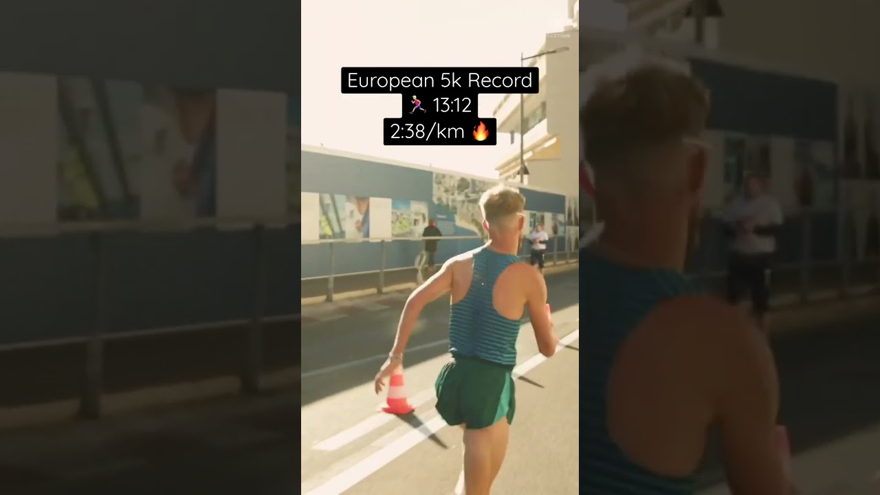 Европейский рекорд Джимми Грессье на 5 км — 