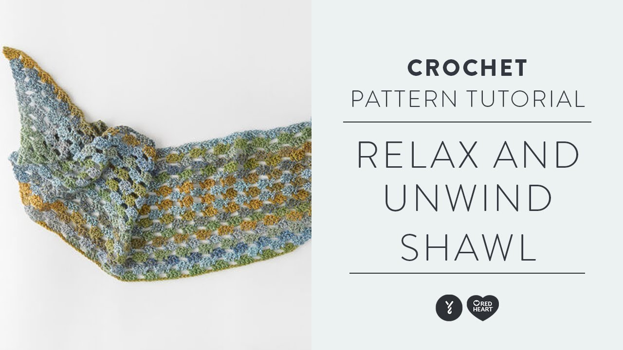 Relax and Unwind Crochet Shawl Tutorial | Beginner-Friendly Pattern with The Crochet Crowd