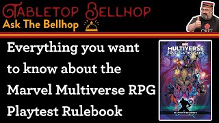 Marvel Multiverse Role-Playing Game Review, Our thoughts on the new Marvel RPG Playtest Rulebook
