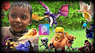 How to edit with all COC troops  in picsart😱[] PicsArt in Real Life Gaming screenshot 2