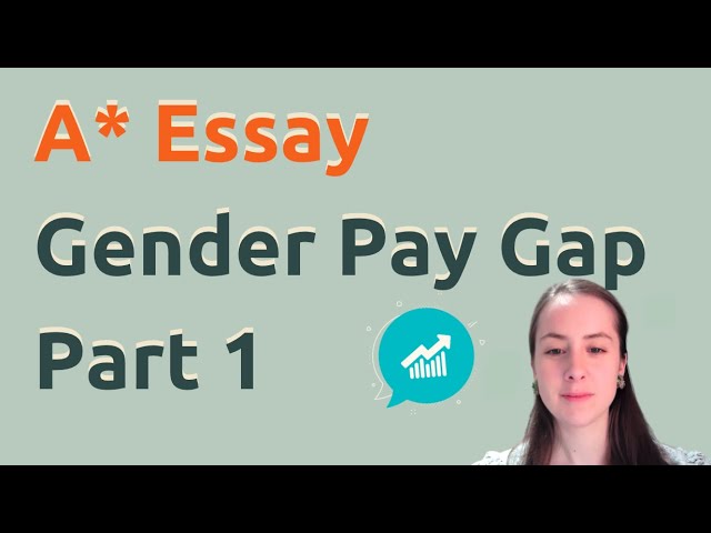 A 23 25 Y13 Gender Pay Gap Exemplar