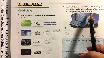 Looking Back trang 56 Unit 11 Tiếng Anh 7 mới