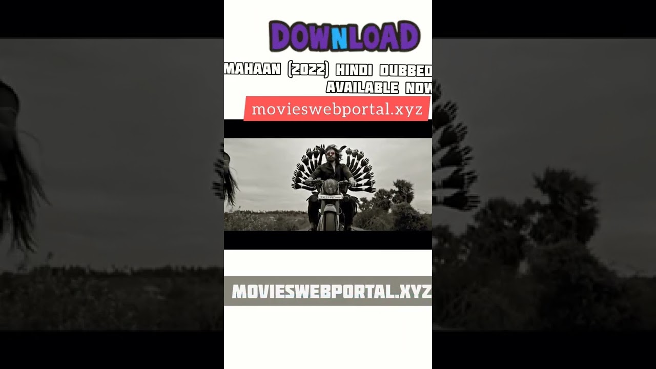 Mahaan Trailer In Hindi dubbed full movie available  movieswebportal.xyz 