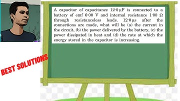 HCV Excercise Chapter 32 Electric current in conductors Question 75 | A capacitor of capacitance 12