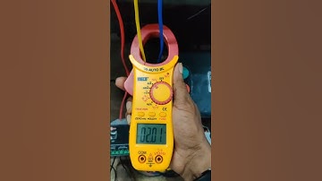 3 phase current measuring Clamp meter / Tong tester #shortvideo #3phase #trending